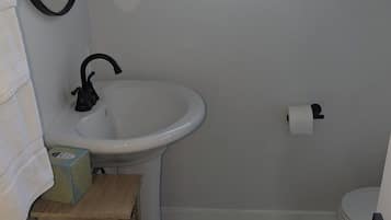 Ducha, toallas y papel higiénico