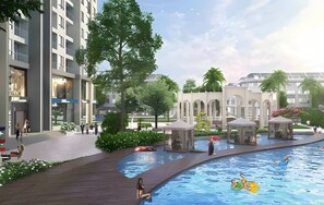 Outdoor pool - Sunny - Vinhomes GreenBay Residences (Hanoi)