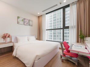 Apartment, 2 Bedrooms | Desk, blackout drapes, iron/ironing board, free WiFi - Sunny - Vinhomes GreenBay Residences (Hanoi)