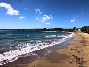 Beach nearby, beach towels