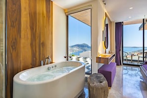 Vila, 3 quartos, piscina particular, vista para o oceano | Parte interna