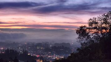Blick von der Unterkunft