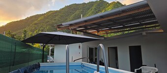 Large house 5 minutes from the mythical Teahupoo wave. Ideal for families