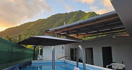 Large house 5 minutes from the mythical Teahupoo wave. Ideal for families