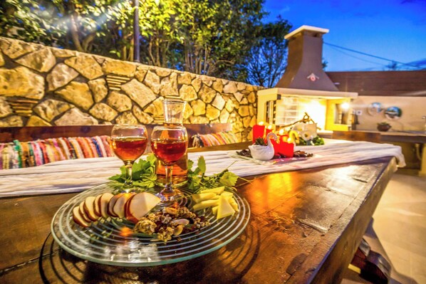 Restauration en plein air