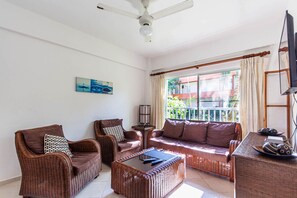Departamento, 2 habitaciones, para fumadores, balcón | Sala de estar