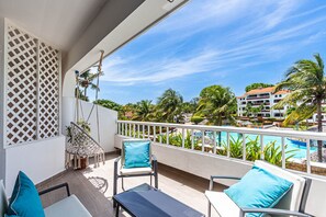 Appartamento, 2 camere da letto, fumatori, balcone | Balcone