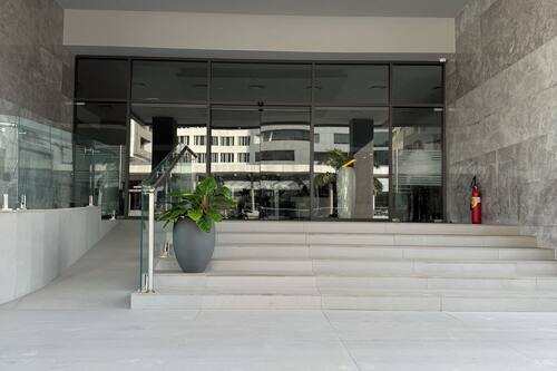 Front of property – evening/night