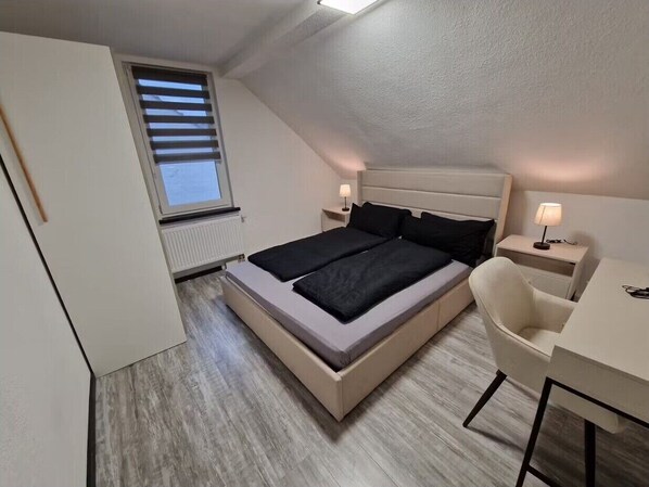 2 chambres, fer et planche Ă repasser, Wi-Fi gratuit, draps fournis