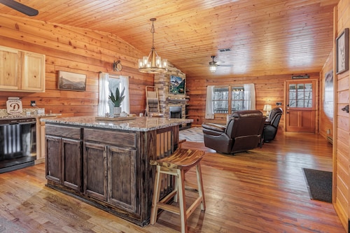 Secluded wilderness cabin retreat in Bryson City- Dog friendly! WiFi A/C