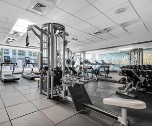 Fitnessbereich