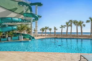 Indoor pool, a heated pool