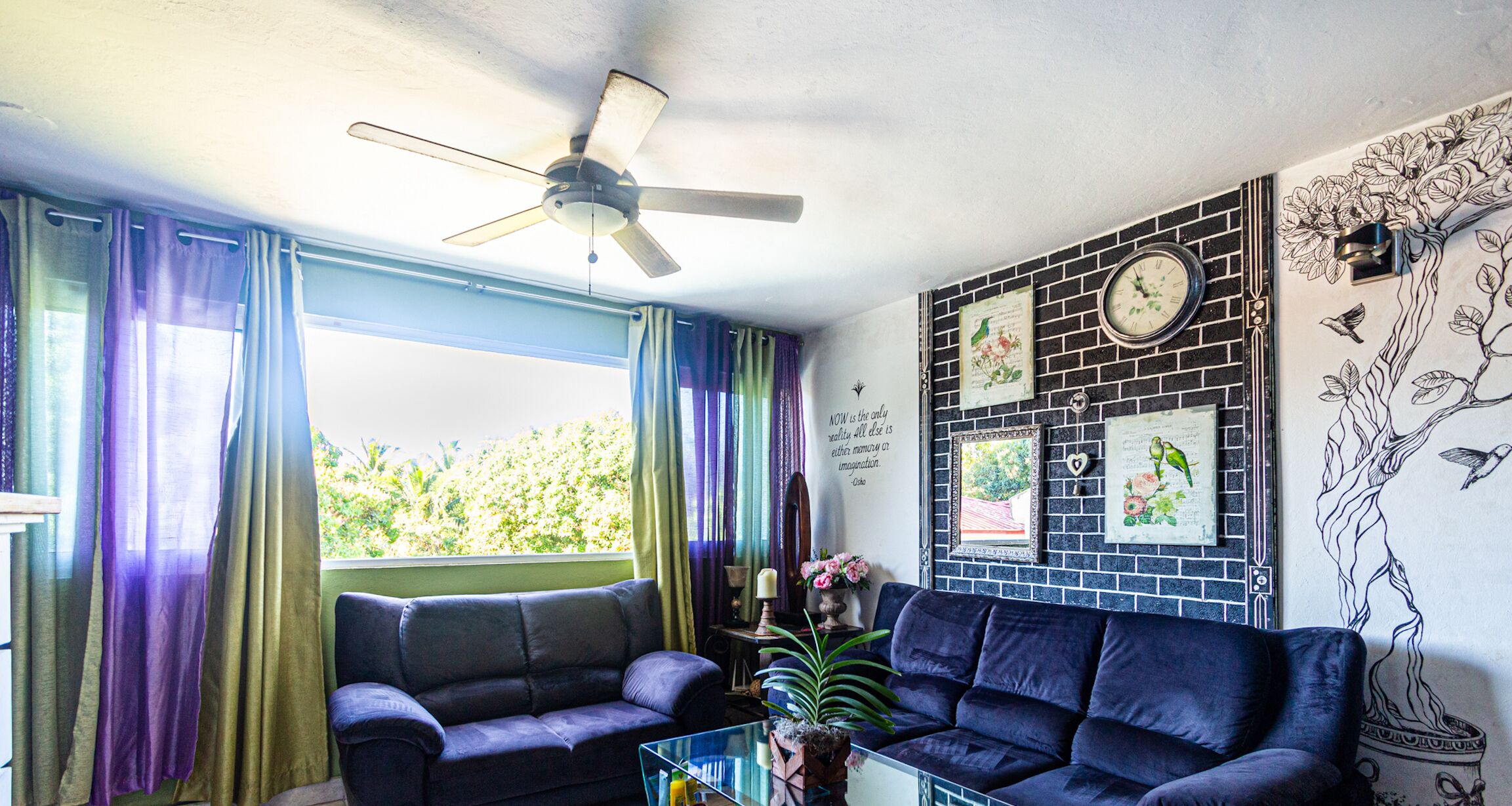 Appartement, 2 chambres, fumeur, balcon | Salle de séjour