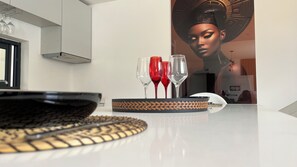 Dining - Apartment with swimming pool and magnificent view of Tarrafal Bay (Tarrafal)