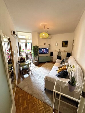 Smart TV, livros, biblioteca musical, videoteca