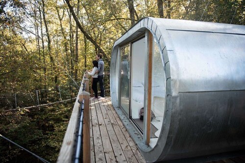 Cabin Le Module – Suspended cabin at 12m, thrilling experience and stunning forest view