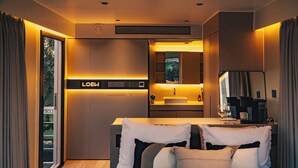 Rumah Deluks, 1 Tempat Tidur Queen, pemandangan kebun