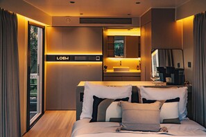 Maison Deluxe, 1 grand lit, vue jardin