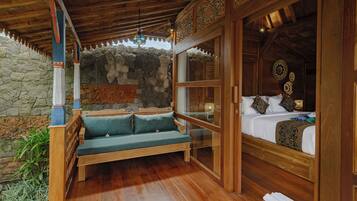 Villa, 1 Bedroom, Pool View | Terrace/patio