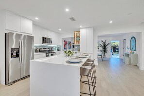 Highchair, paper towels