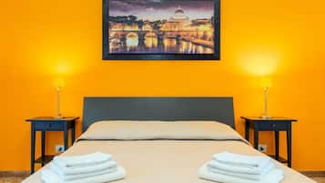 2 habitaciones, tabla de planchar con plancha, wifi y ropa de cama