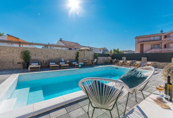 Pool - Apartment Julia A5, 2+2 (Biograd na moru)