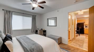 1 bedroom, desk, iron/ironing board, free WiFi