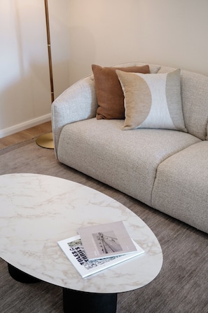 One Bedroom Apartment | Living area | 40-inch Smart TV with digital channels, streaming services - The Timothee Resort (Busselton)