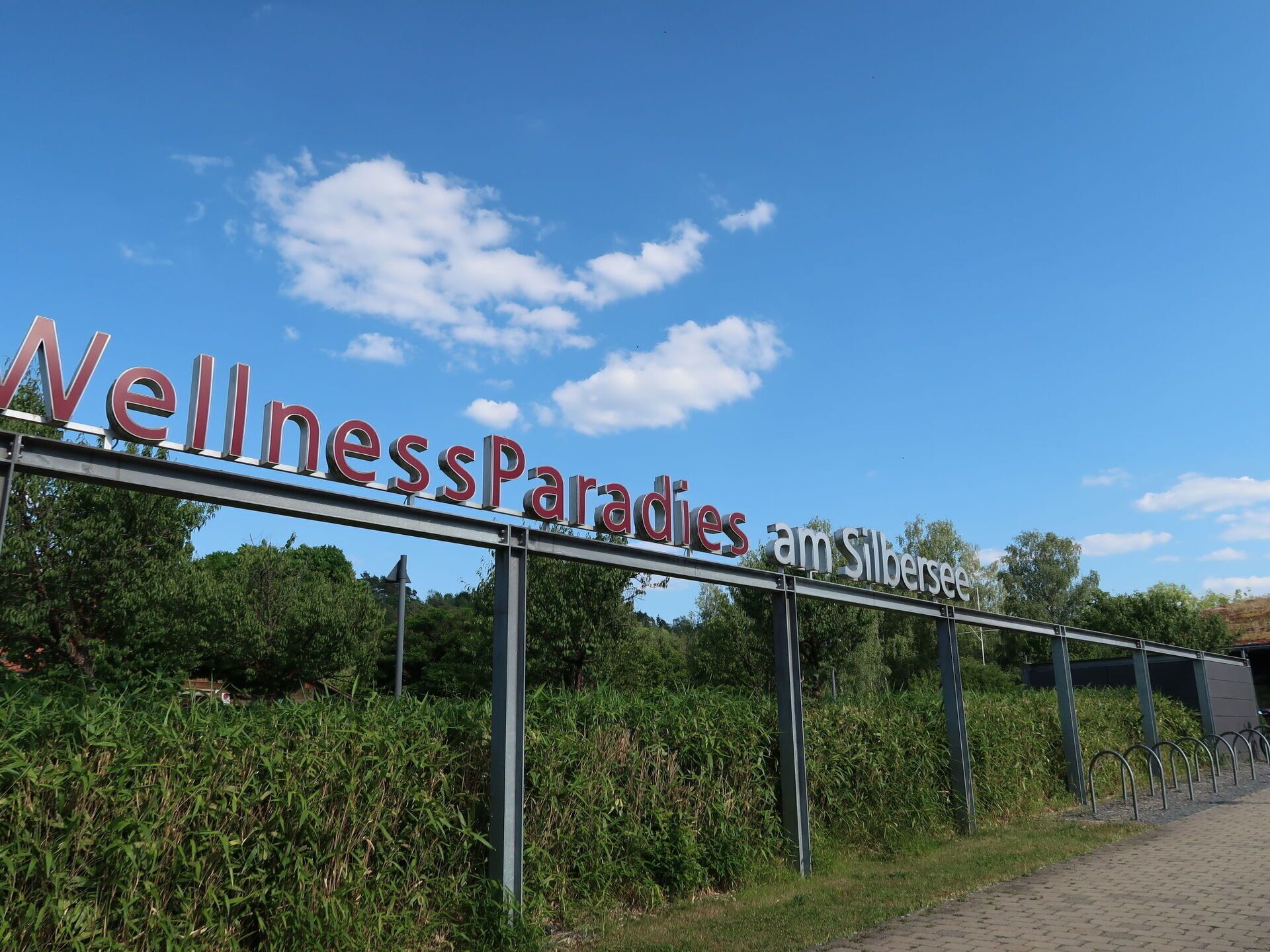 Señal de Wellness Paradies am Silbersee.
