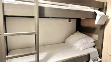 1 bedroom, travel crib, free WiFi, bed sheets