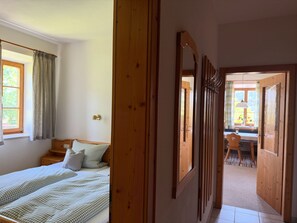 1 soverom og sengetøy