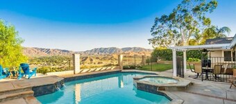 Santa Clarita Pool Home with a View, Centrally Located, Live-In Ready, One Story