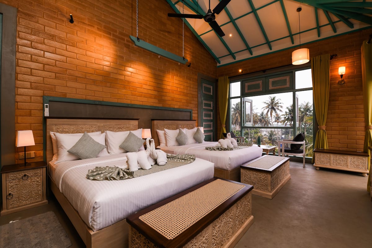 Grand fyrbäddsrum | Gratis wi-fi och sängkläder