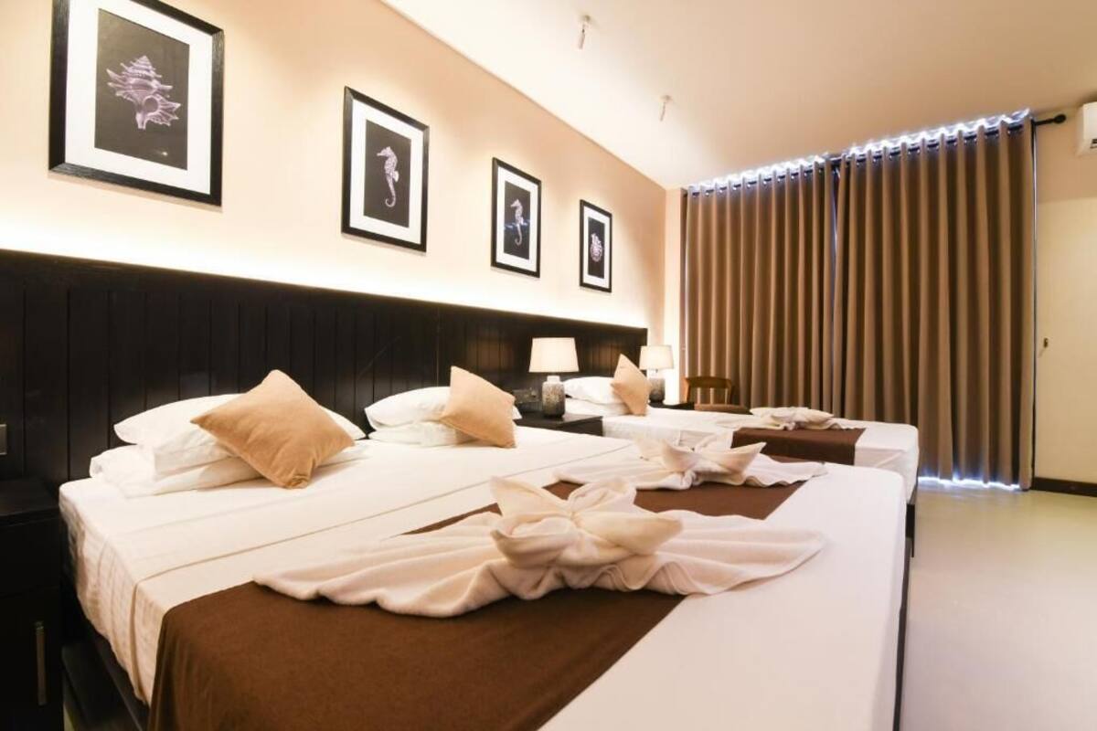 Family Triple Room, Balcony, Garden View | 1 bedroom, desk, free WiFi, bed sheets