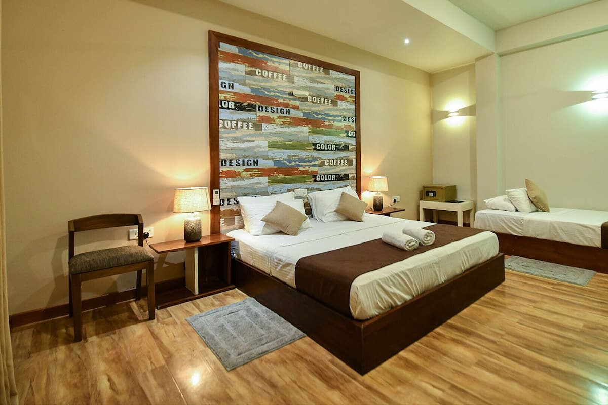 Chambre Double Deluxe, balcon, vue établissement