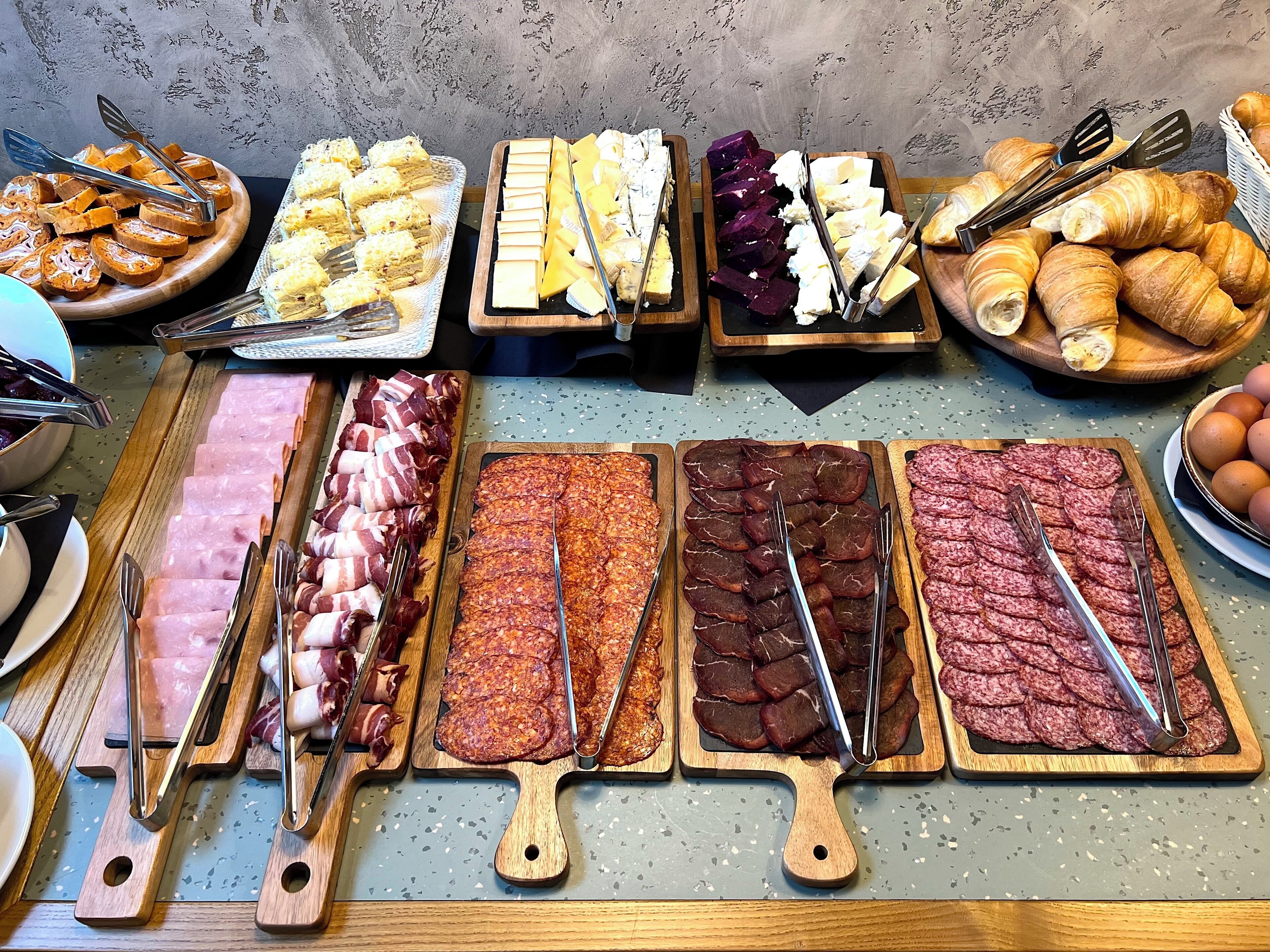 吃到飽自助式早餐