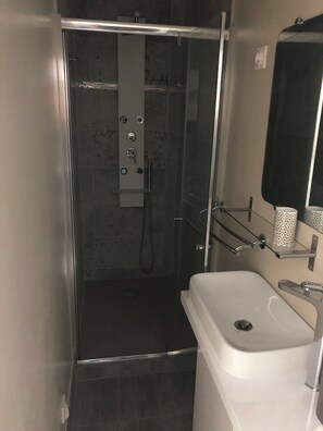 Shower, towels, toilet paper - La Ravine, house on the banks of the loing for up to 6 people, with canoes and rowing boat. (Montigny-sur-Loing)