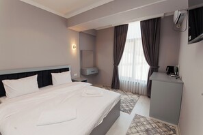 Comfort Double Room | Desk, laptop workspace, blackout drapes, soundproofing - Polar Bear (Samarkand)