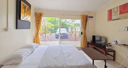 Seaside Exotic Studio: Walk to the seawall and Suva City: Free Wifi & Parking
