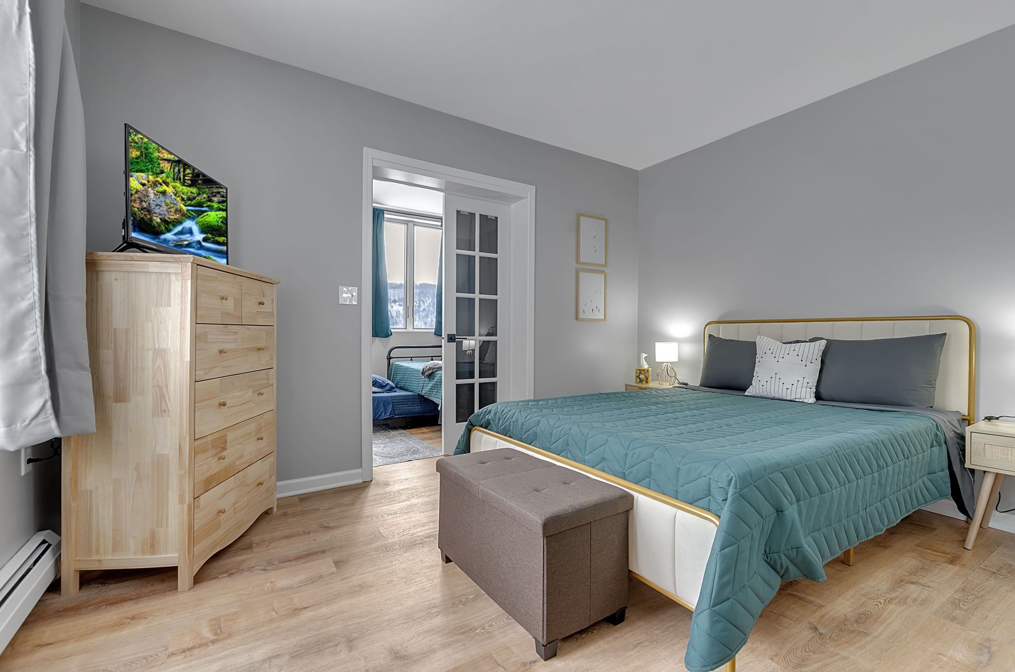 2 chambres, fer et planche à repasser, Wi-Fi gratuit, draps fournis