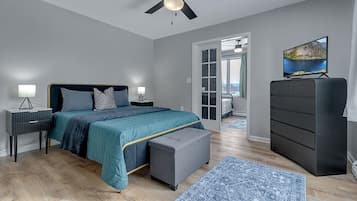 2 chambres, fer et planche Ă repasser, Wi-Fi gratuit, draps fournis