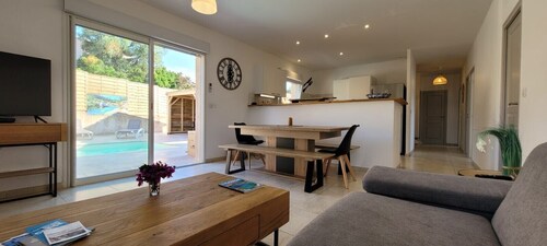 Villa Porto Vecchio, near beach, 8/10 pers