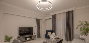 Apartment, City View | Living area