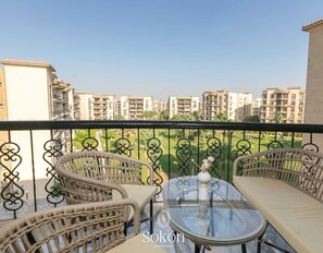 Classic Apartment | Balcony - Sokon Residence Rehab (New Cairo)