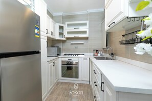 Appartement Classique | Coin cuisine privé | Congélateur