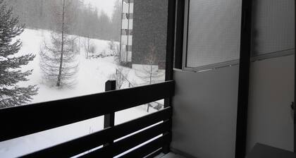 Comfortable studio for 4 with balcony and parking in Sauze