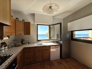 Fridge, microwave, dishwasher