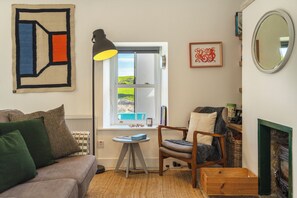 TV connectée, cheminée