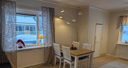 Nice renovated cottage only 120 meters from the Vindel River in Lapland.