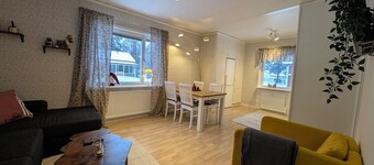 Nice renovated cottage only 120 meters from the Vindel River in Lapland.